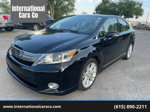 2010 Lexus HS 250h for sale at International Cars Co in Murfreesboro TN