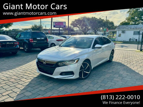 2018 Honda Accord for sale at Giant Motor Cars in Tampa FL