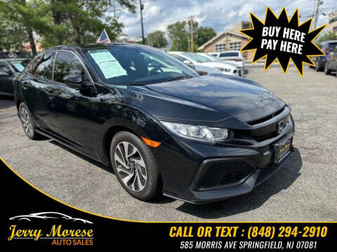 2018 Honda Civic for sale at Jerry Morese Auto Sales LLC in Springfield NJ