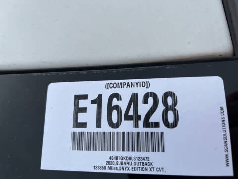 2020 Subaru Outback Onyx Edition XT