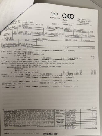 2019 Audi Q8 quattro Prestige 55 TFSI