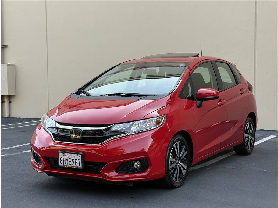 Dk. Red 2019 Honda Fit EX EX 4dr Hatchback CVT 1