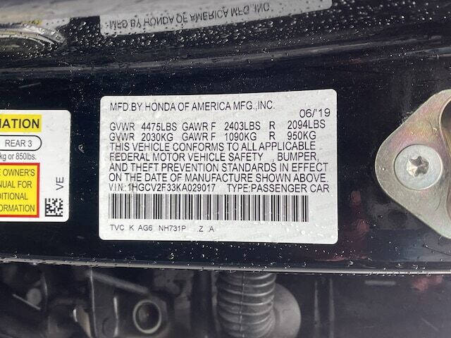 2019 Honda Accord Sport