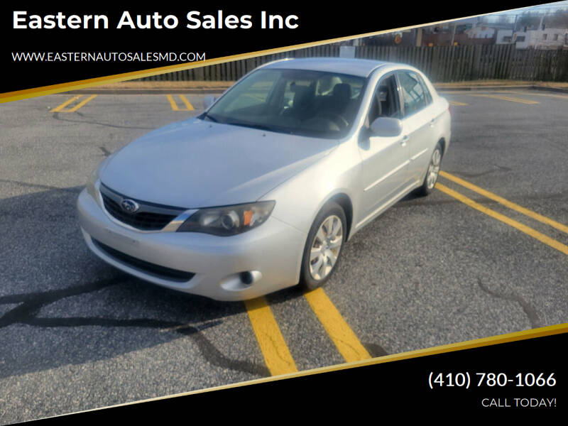 2009 Subaru Impreza for sale at Eastern Auto Sales Inc in Essex MD