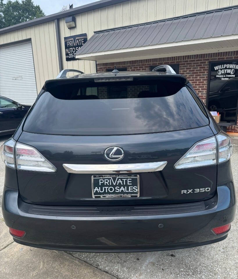 2011 Lexus RX 350 for sale at Private Auto Sales in Chelsea, AL