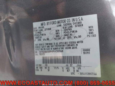 2004 Ford Ranger Edge