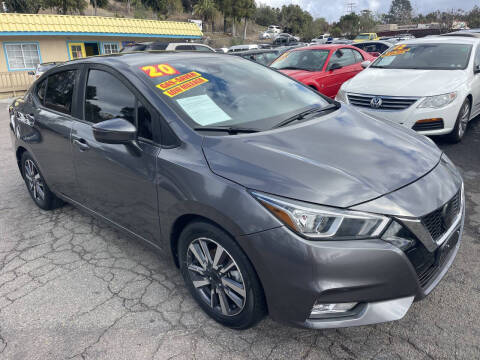 2020 Nissan Versa for sale at 1 NATION AUTO GROUP in Vista CA