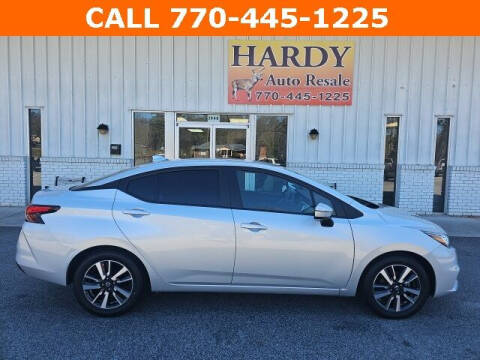 2021 Nissan Versa for sale at Hardy Auto Resales in Dallas GA