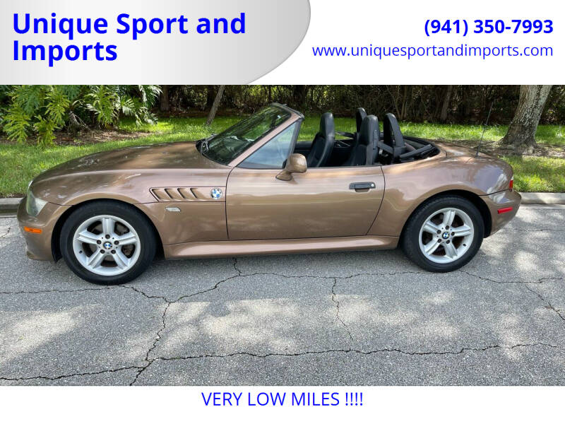 2000 BMW Z3 for sale at Unique Sport and Imports in Sarasota FL
