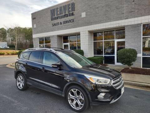 2017 Ford Escape for sale at Weaver Motorsports Inc in Cary NC