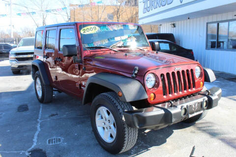 2009 Jeep Wrangler Unlimited for sale at Zor Ros Motors Inc. in Melrose Park IL