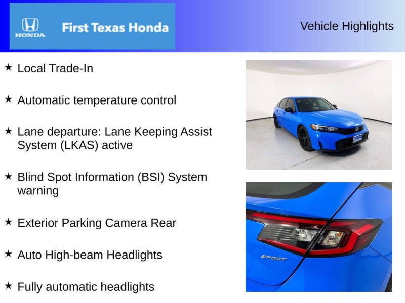 2025 Honda Civic Sport