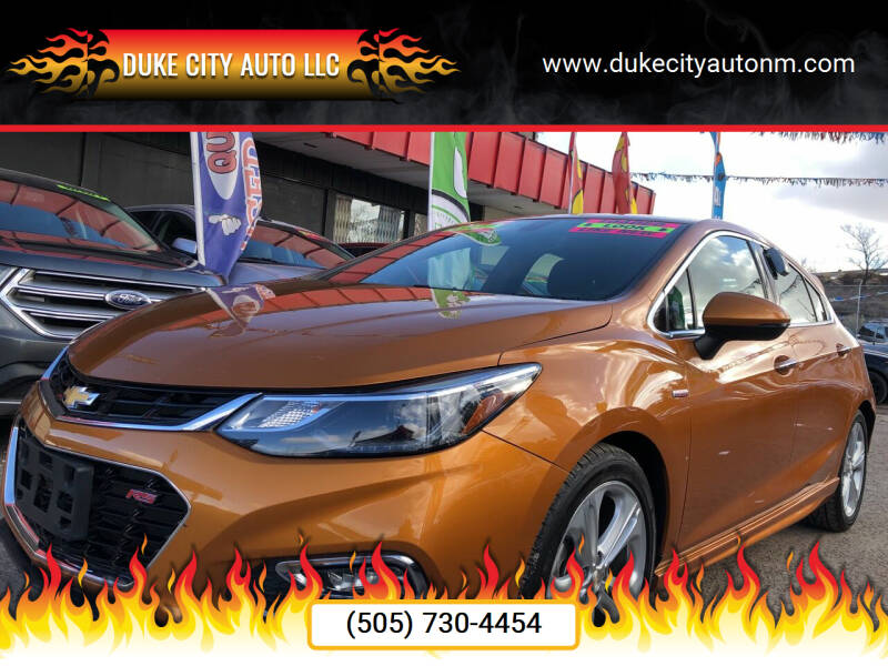 2017 Chevrolet Cruze for sale at Duke City Auto LLC in Gallup NM