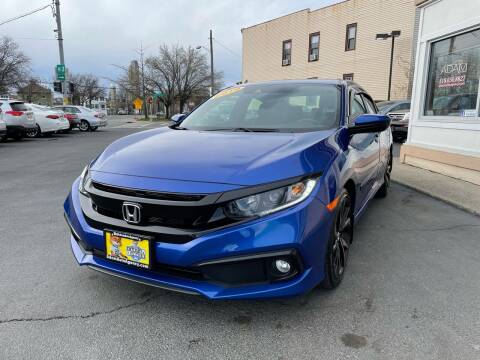 2019 Honda Civic for sale at ADAM AUTO AGENCY in Rensselaer NY