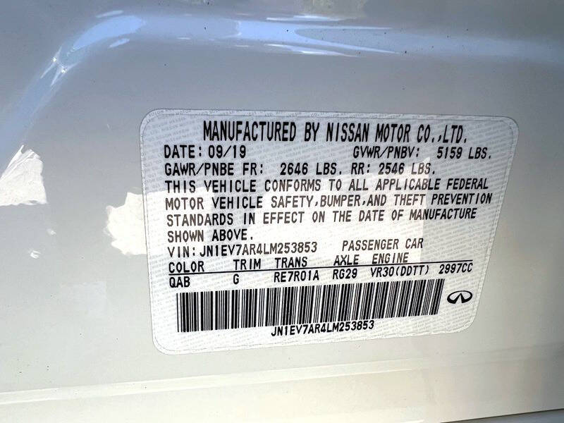 2020 Infiniti Q50 Edition 30