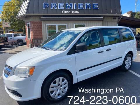 2013 Dodge Grand Caravan for sale at Premiere Auto Sales in Washington PA