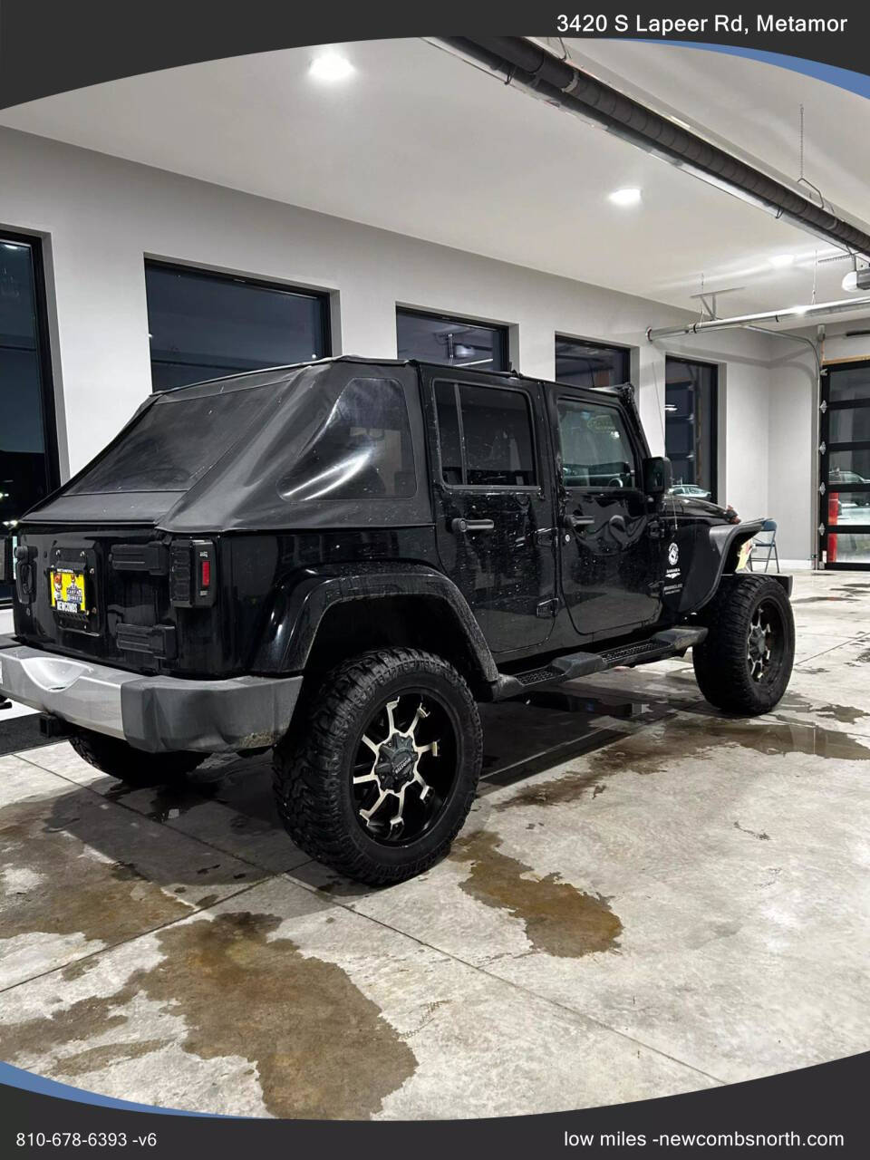 2010 Jeep Wrangler Unlimited for sale at Newcombs North Certified Auto Sales in Metamora, MI