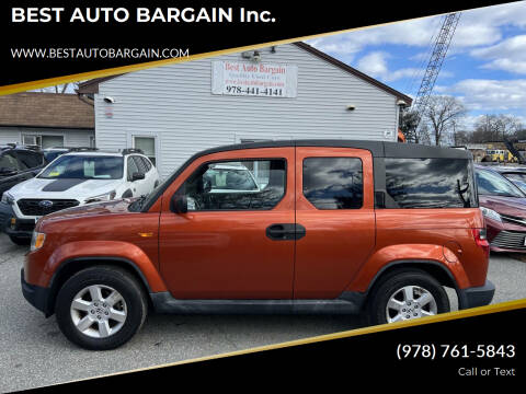 2011 Honda Element for sale at BEST AUTO BARGAIN inc. in Lowell MA
