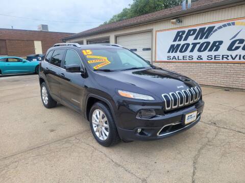 2015 Jeep Cherokee for sale at RPM Motor Company in Waterloo IA