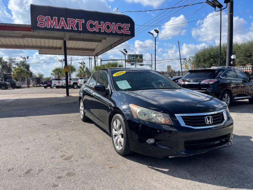 2010 Honda Accord for sale at SMART CHOICE AUTO in Pasadena, TX