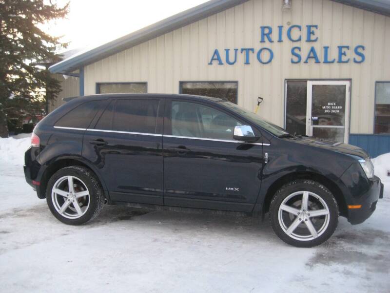 2008 Lincoln MKX for sale at Rice Auto Sales in Rice MN