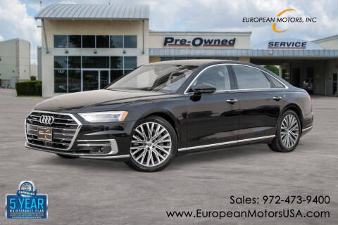 2019 Audi A8 L for sale at European Motors Inc in Plano TX