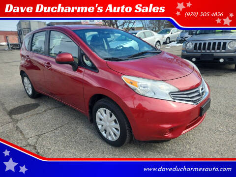 2014 Nissan Versa Note for sale at Dave Ducharme's Auto Sales in Lowell MA