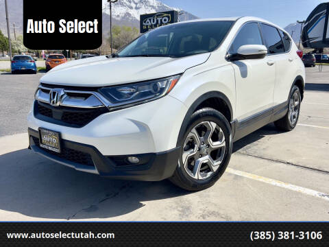 2018 Honda CR-V for sale at Auto Select in Orem UT