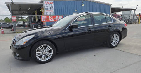 2013 Infiniti G37 Sedan for sale at ALWAYS MOTORS in Spring TX