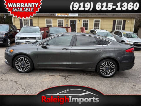 2018 Ford Fusion for sale at Raleigh Imports in Raleigh NC