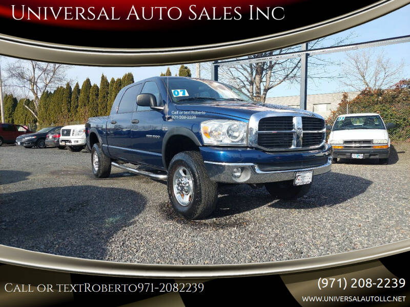 2007 Dodge Ram Pickup 1500 for sale at Universal Auto Sales Inc in Salem OR