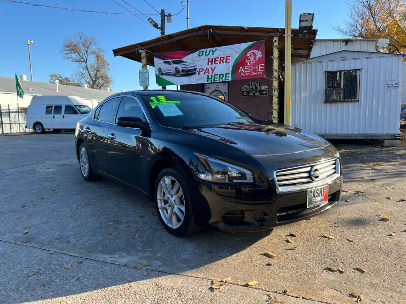 2013 Nissan Maxima for sale at ASHE AUTO SALES WICHITA FALLS TX & ASHE AUTO SALES in Dallas TX