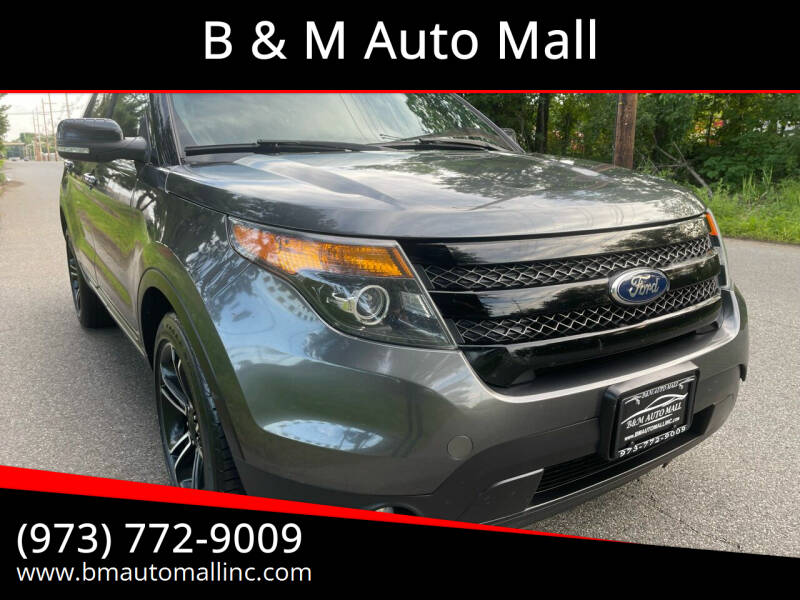 2015 Ford Explorer for sale at B & M Auto Mall in Clifton NJ