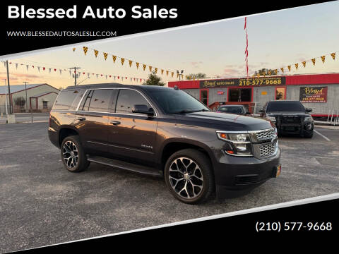 2016 Chevrolet Tahoe for sale at Blessed Auto Sales in San Antonio TX