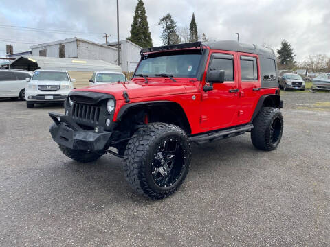 2014 Jeep Wrangler Unlimited for sale at Universal Auto Sales in Salem OR