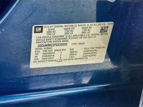 2015 Chevrolet Silverado 1500