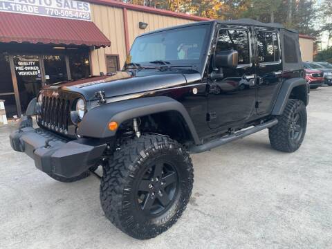 2017 Jeep Wrangler Unlimited for sale at Daniel Used Auto Sales in Dallas GA