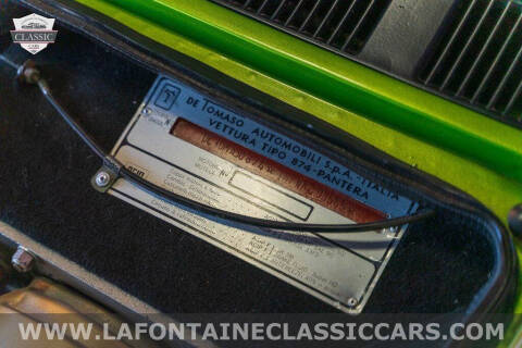 1972 De Tomaso Pantera
