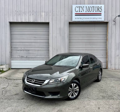 2014 Honda Accord for sale at CTN MOTORS in Houston TX