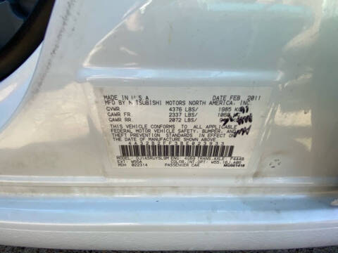 2011 Mitsubishi Galant FE