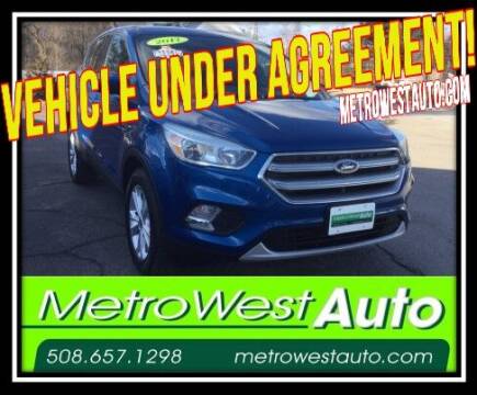 2017 Ford Escape for sale at Metro West Auto in Bellingham MA