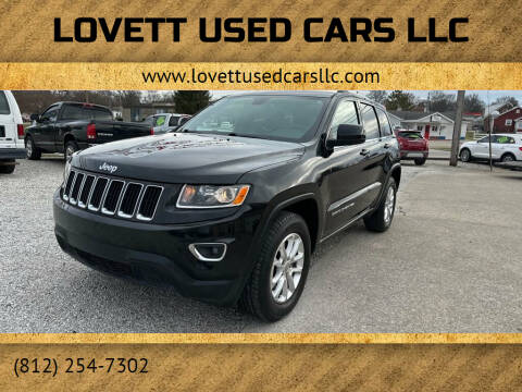 2016 Jeep Grand Cherokee for sale at Lovett Used Cars LLC in Washington IN