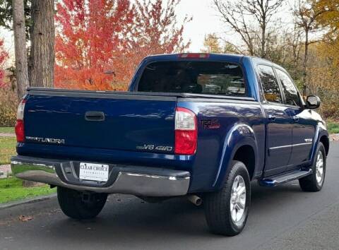 2005 Toyota Tundra for sale at CLEAR CHOICE AUTOMOTIVE in Milwaukie OR