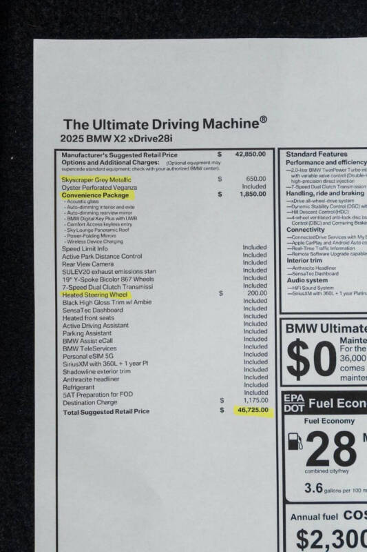 2025 BMW X2 xDrive28i