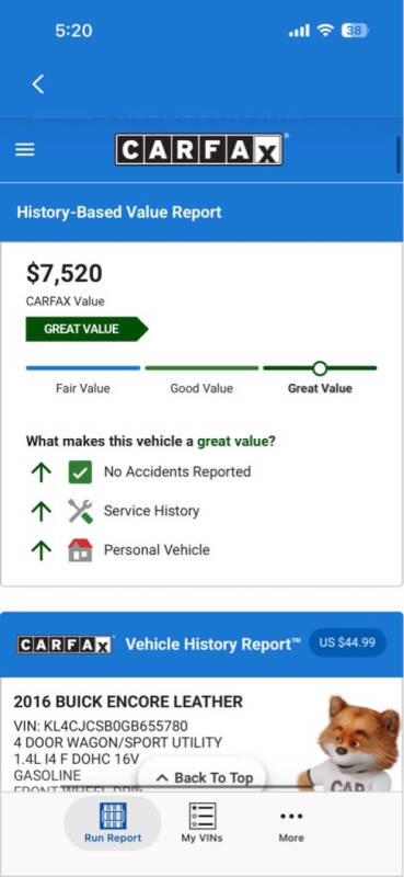 2016 Buick Encore Leather