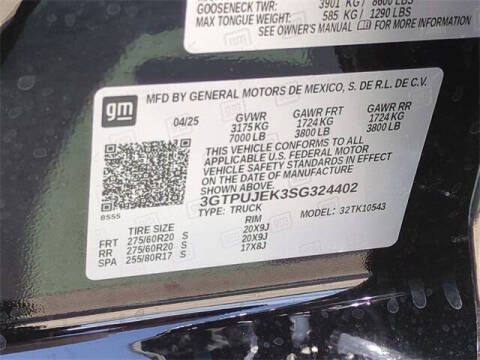 2025 GMC Sierra 1500 Elevation Standard