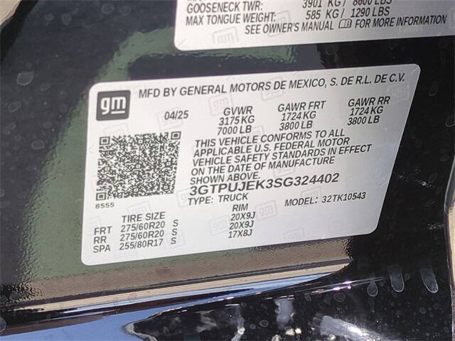 2025 GMC Sierra 1500 Elevation Standard