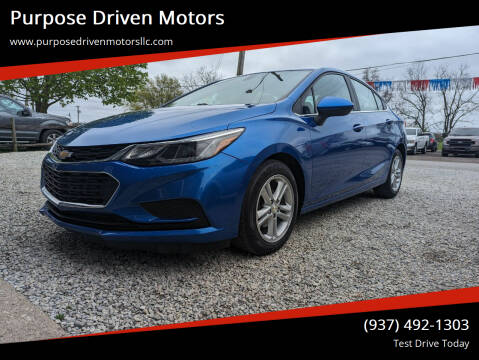 2016 Chevrolet Cruze for sale at Purpose Driven Motors in Sidney OH