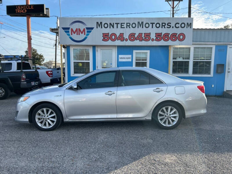 2012 Toyota Camry Hybrid for sale at Montero Motors LLC in Metairie LA