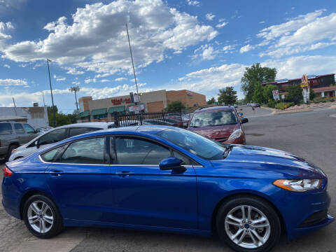 2018 Ford Fusion for sale at Sanaa Auto Sales LLC in Denver CO